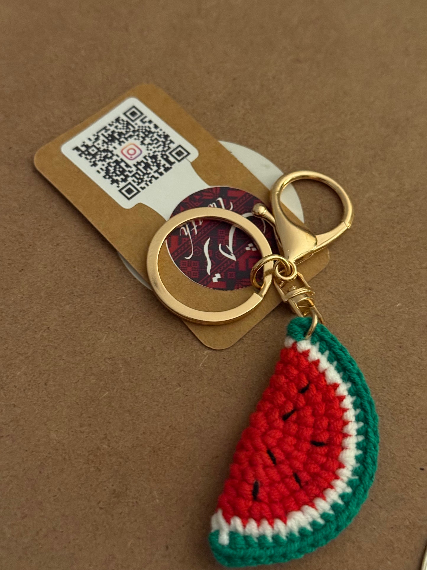 Watermelon Keychain