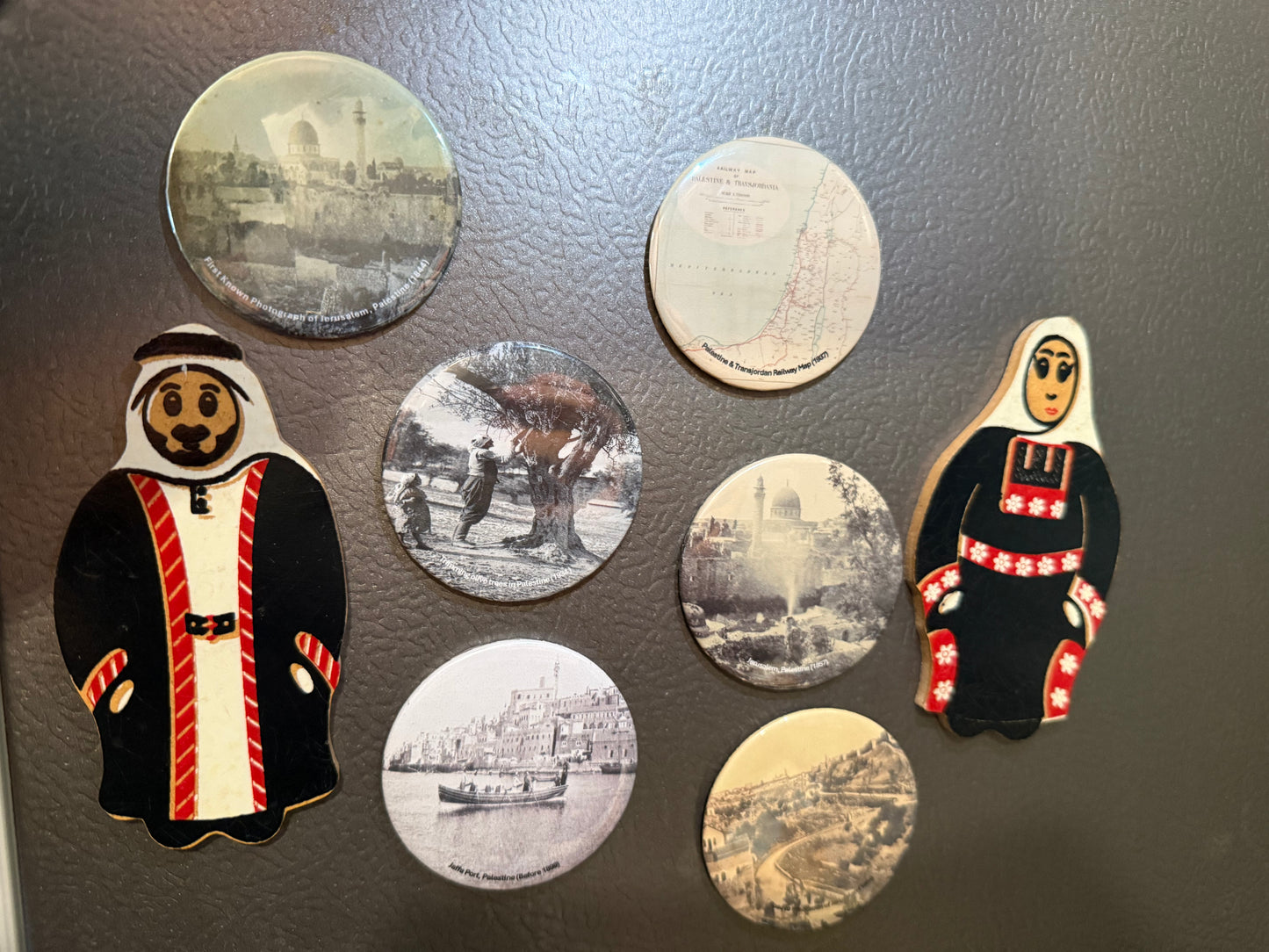 Historic Palestine Magnet Set