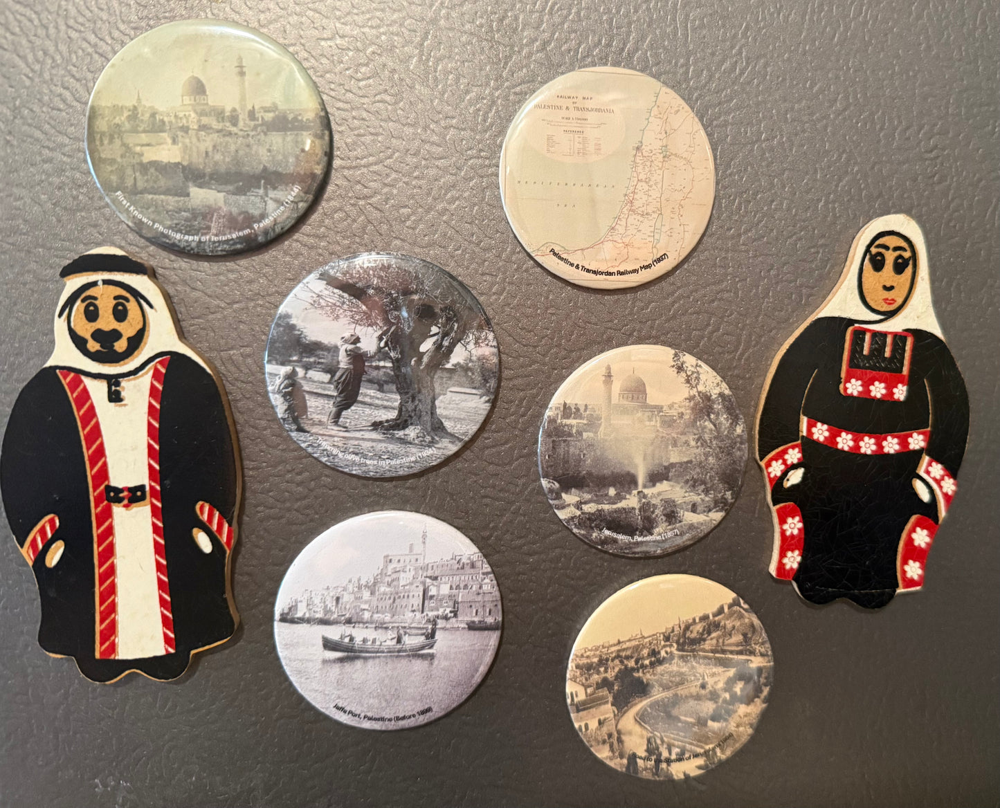Historic Palestine Magnet Set