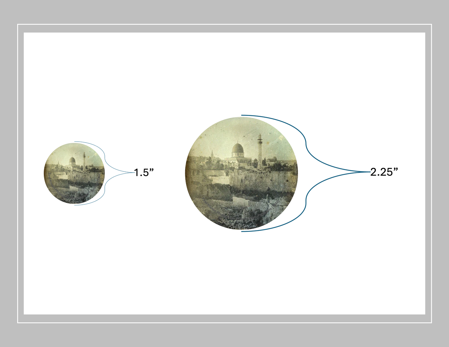 Historic Palestine Magnet Set